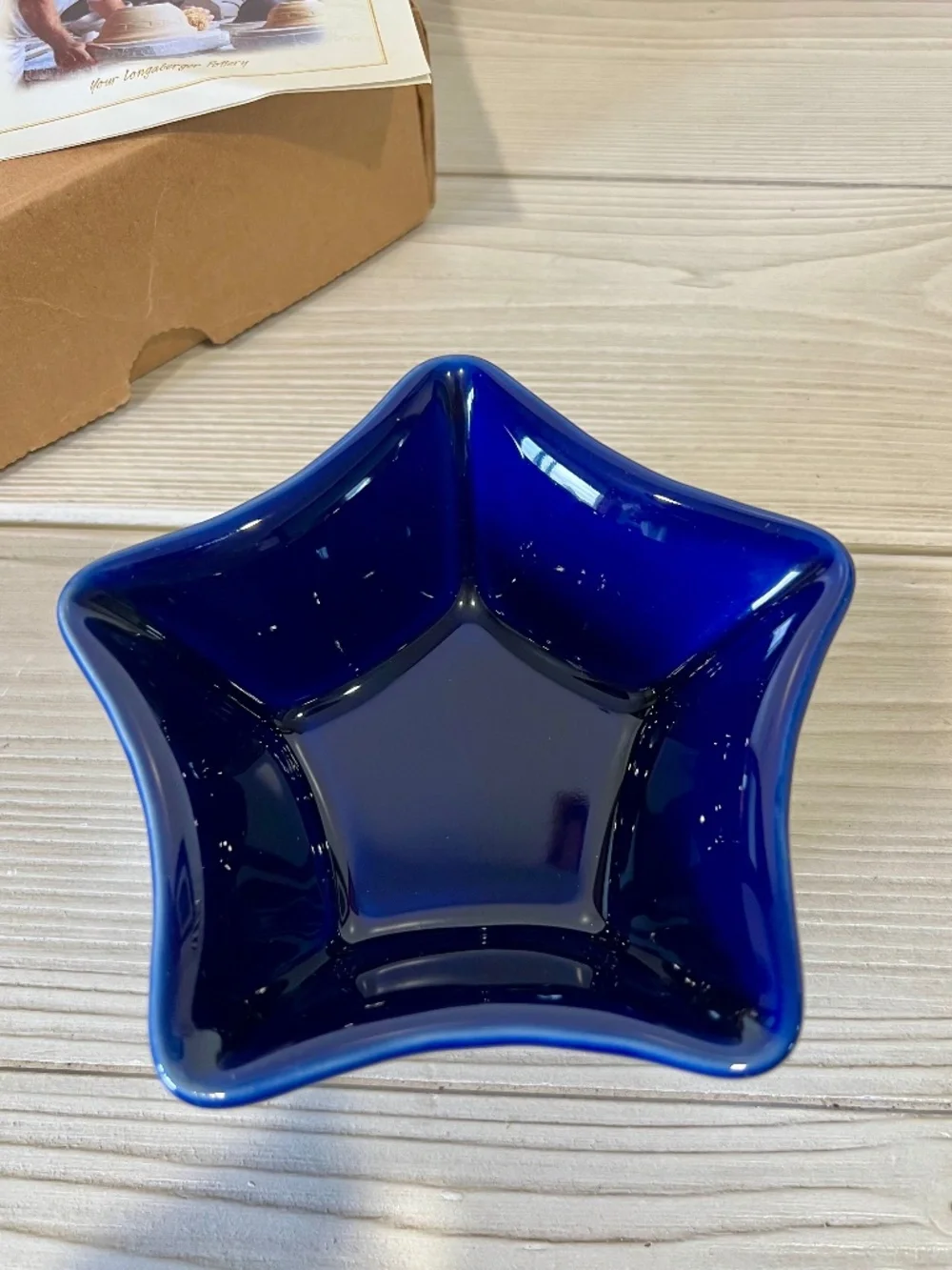 Longaberger Proudly American Mini Star - Cobalt Blue - 30507